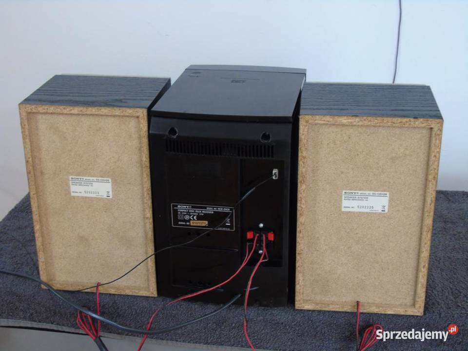 Wieża Sony RDS CD USB mp3 Mag AUX kolumny Jasło