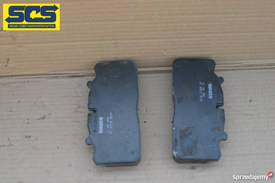 MAN KLOCKI HAMULCOWE WABCO 81508205079 NOWE Bieleń