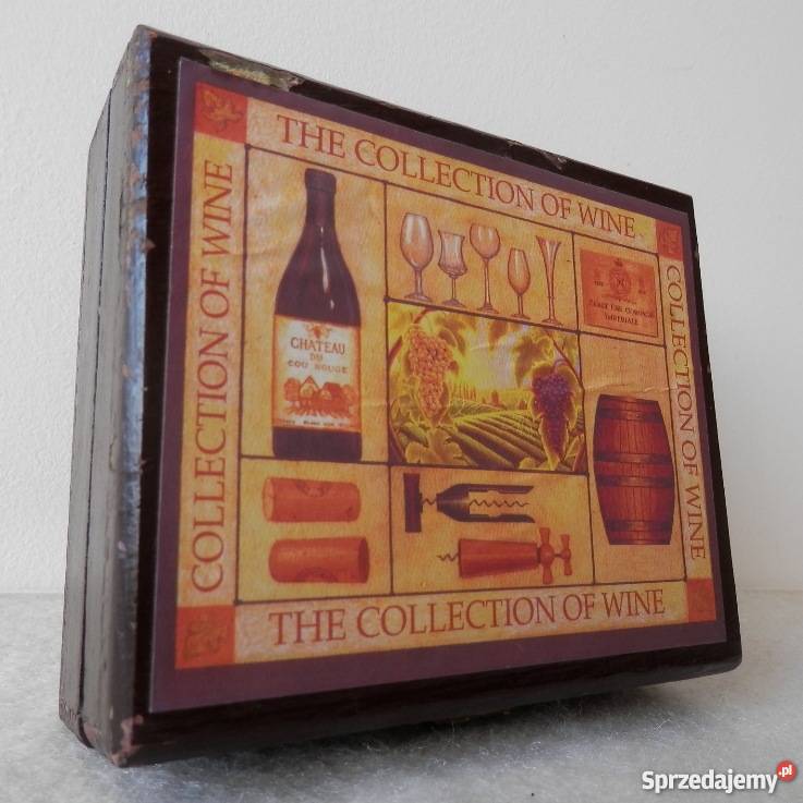 Unikatowe stare podkładki korkowe w drewnianym Dom i Ogród sprzedam