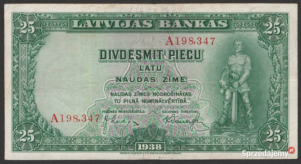 ŁOTWA 25 LATU 1938 POMNIK RYCERZA Łódź
