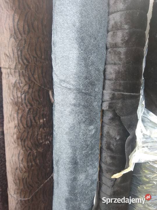 Tkaniny futerkowe sztuczne futro sprzedam