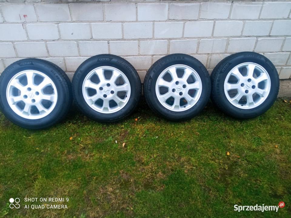 Koła Alu Z Oponami Całorocznymi 4x100 Opel itp Samochodowe łódzkie Rzeczków