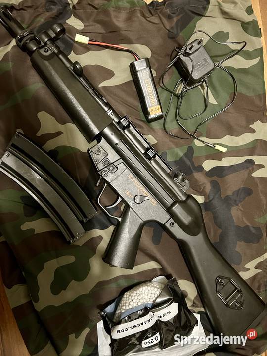 Replika ASG karabin mp5 6 mm elektryczny AEG Płock