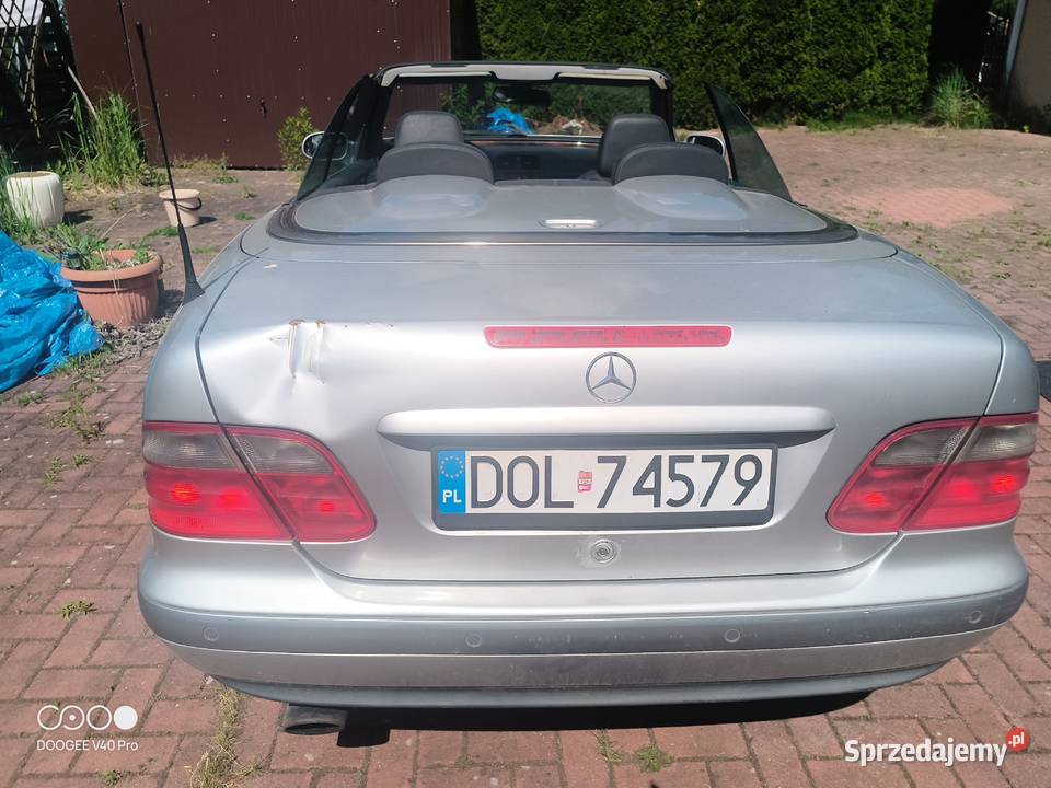 Merceds CLK kabriolet klasyk z gazem 340000km Drołtowice sprzedam