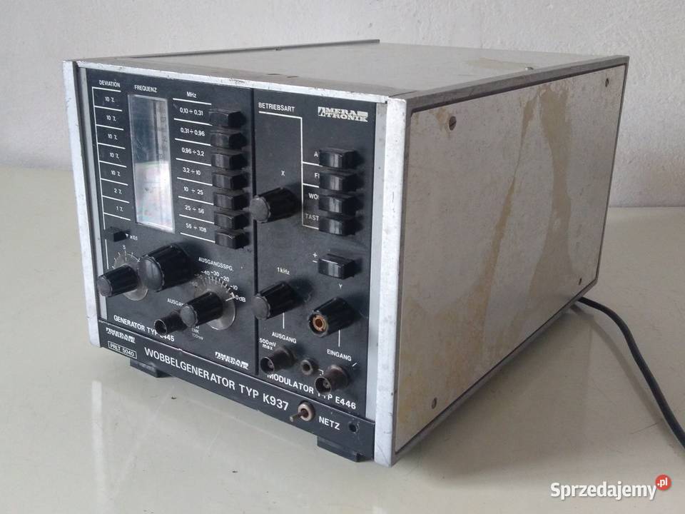 Meratronik K937 Generator wobulator lata 70