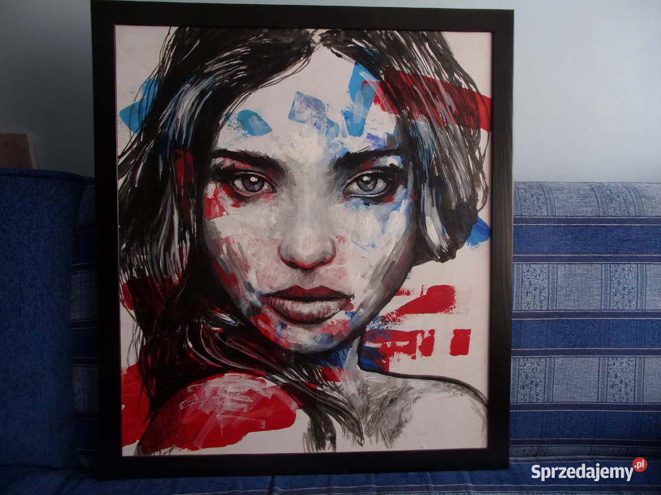 Twarz Kobiety autorstwa WZwolinskiego wym 70x80 Warszawa