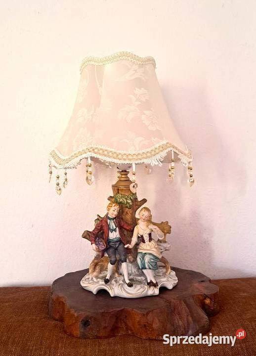 lampka stołowa figuralna porcelanowa Warszawa