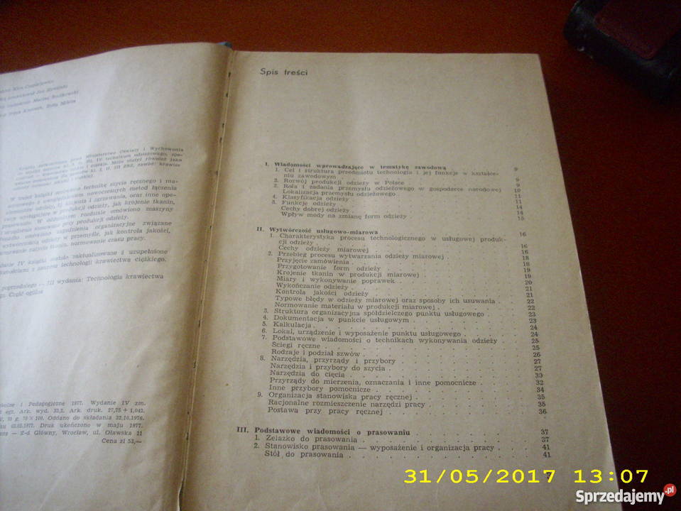 Druri Technologia krawiectwa Część ogólna js Goleniów