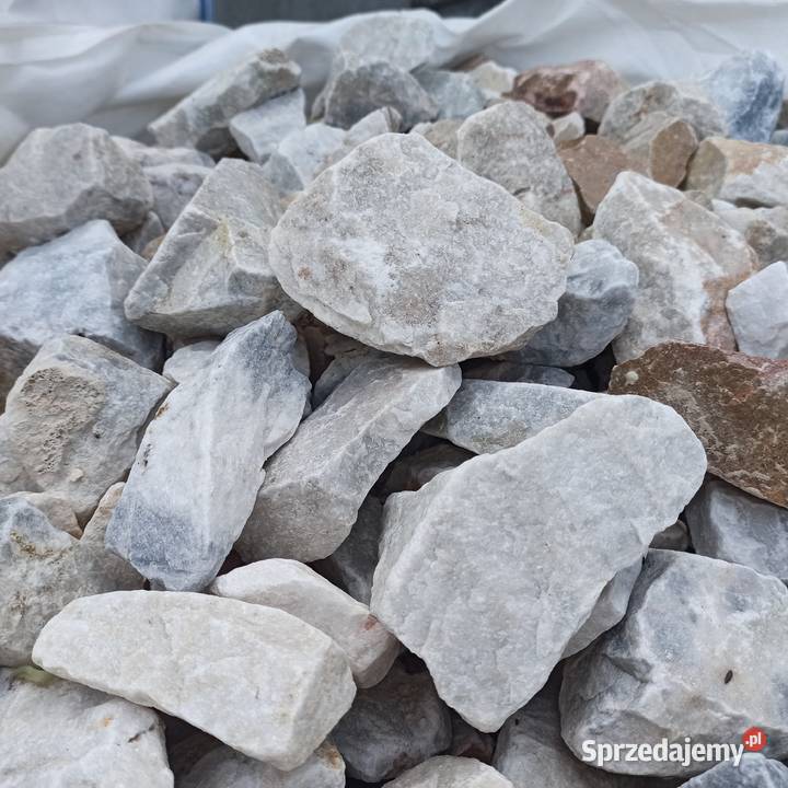 Kamień Biały do gabionu Marmurowy 60100 Gabion Żwir i kamienie Chrzanów