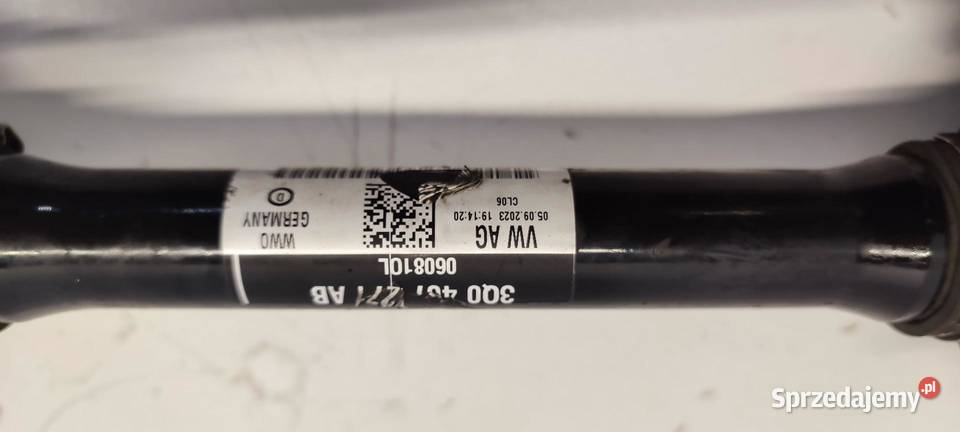 SEAT TARRACO PÓŁOŚ LEWY PRZÓD 3Q0407271AB KTL osobowe