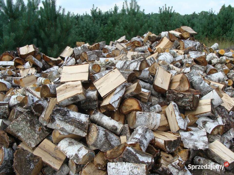 drewno opałowe zrzyny tartaczne transport Tuchów