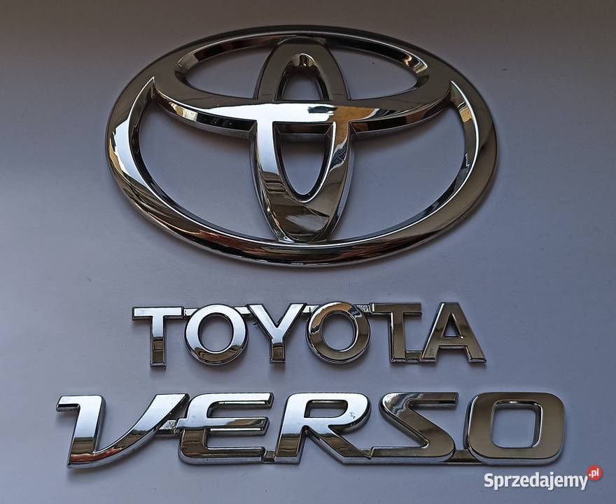 Napis emblemat Toyota Verso 0913r