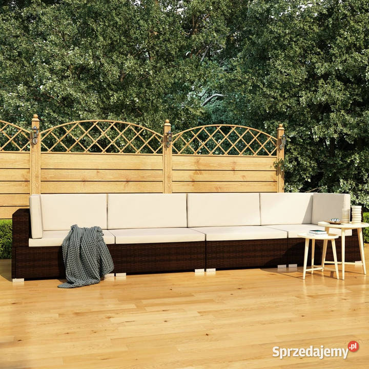 4częściowa sofa do ogrodu z poduszkami Warszawa