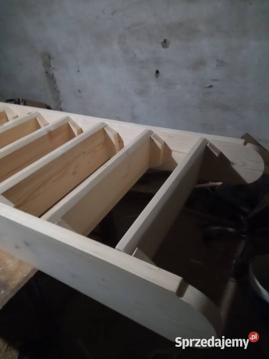 Schody drewniane regulowane mocne grube 45mm Barlinek