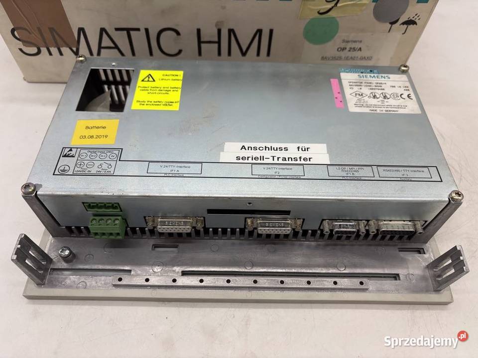 Siemens 6AV35251EA010AX0 HMI Panel Warszawa