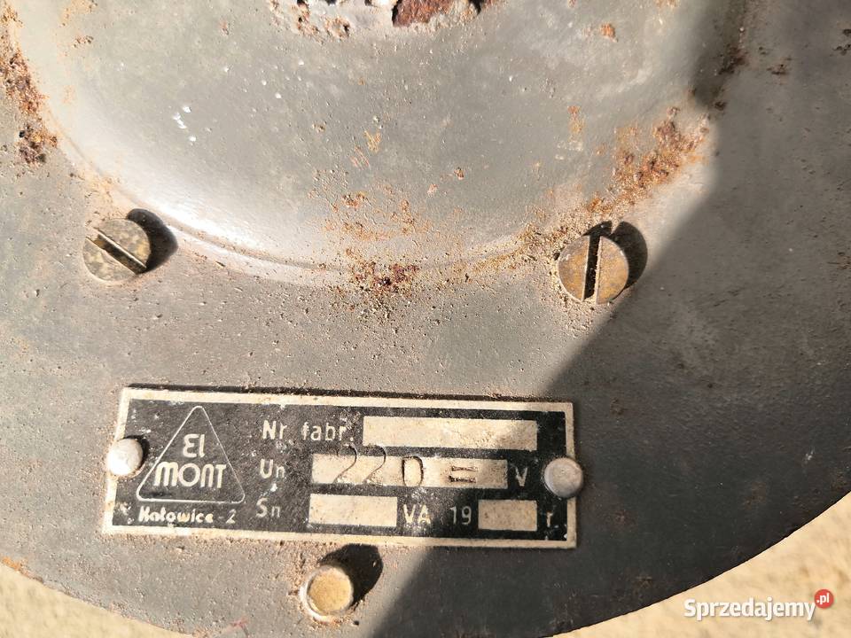Stary buczek sygnalizacyjny syrena ELMONT PRL