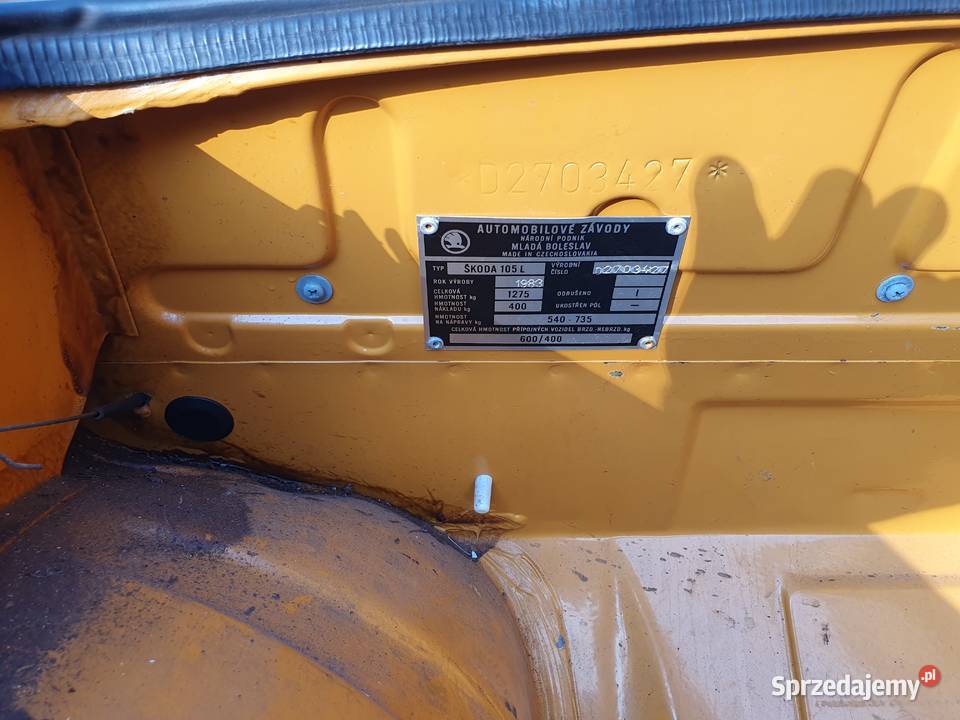Sprzedam Skoda 105L 1045cm3 Środa Wielkopolska sprzedam