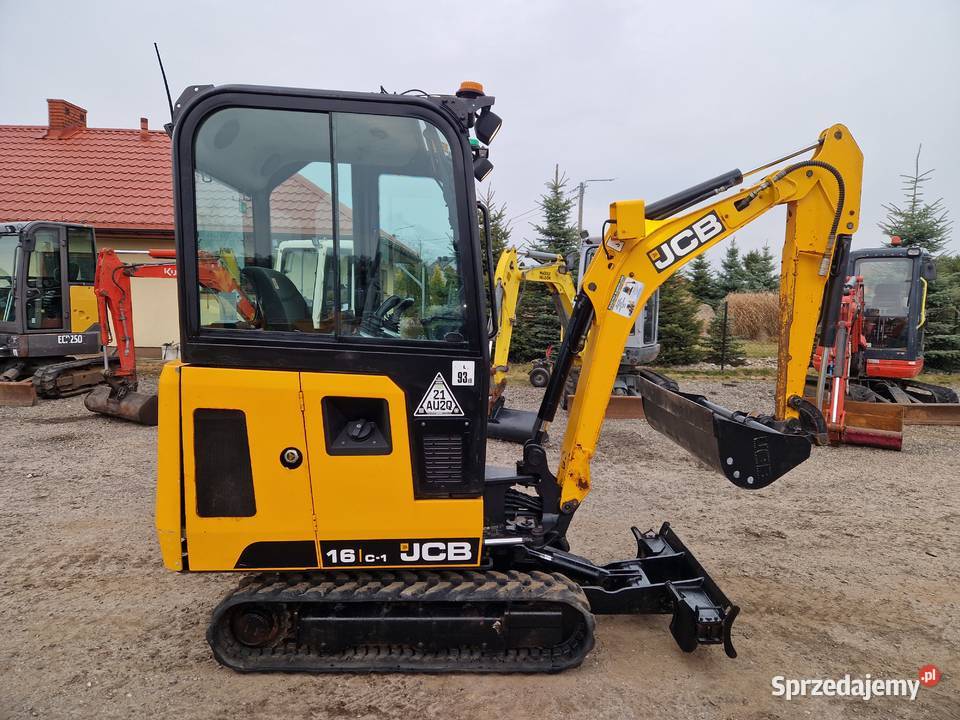 Munikoparka JCB 16 c1 2018r 2300mtg rozsuwane