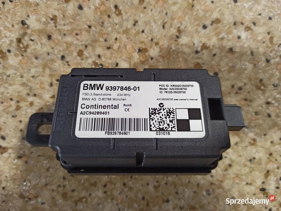MODUŁ ZDALNE STEROWANIE BMW F20 9397846 Komputery