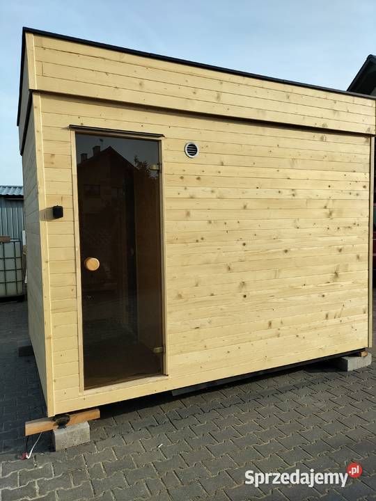 Sauna opalana drewnem z zewnątrz domek 2x3 z Makowiec