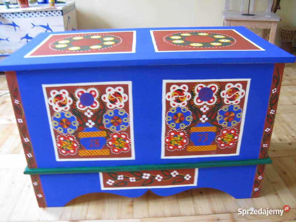 Skrzynia ręcznie malowana opolska Opole