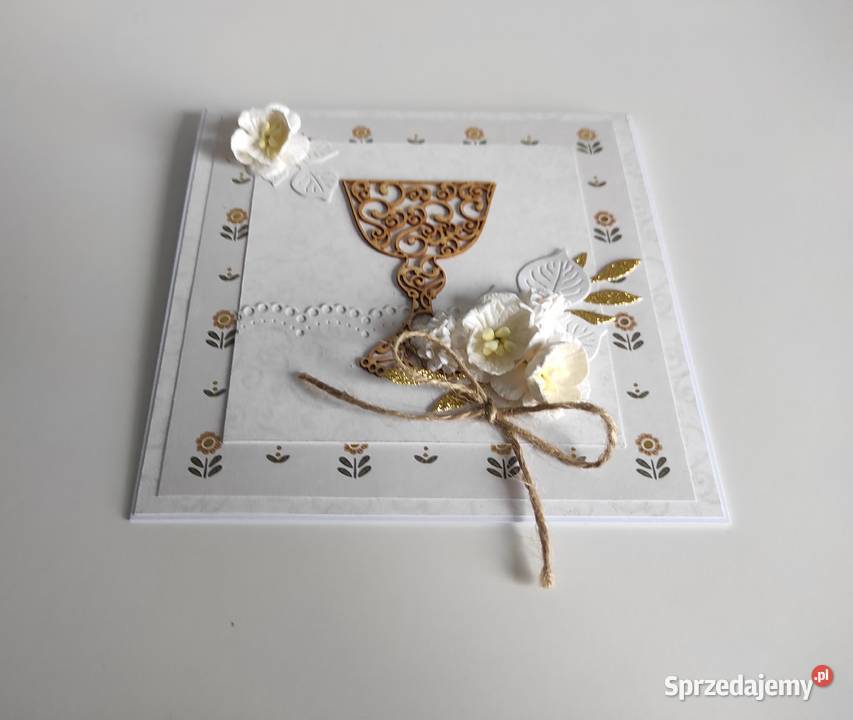 Kartka na Pamiątkę Pierwszej Komunii Świętej w Łódź