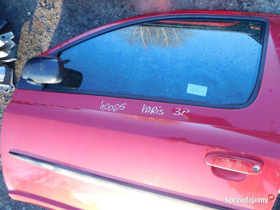 yaris I drzwi kolor 3P 40065 WYSYŁKA osobowe Pozostałe śląskie Żory