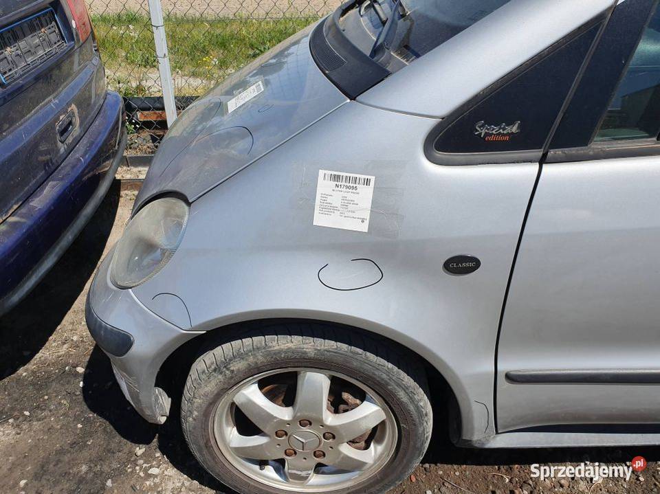 BŁOTNIK LEWY PRZÓD MERCEDES A KLASA W168 761