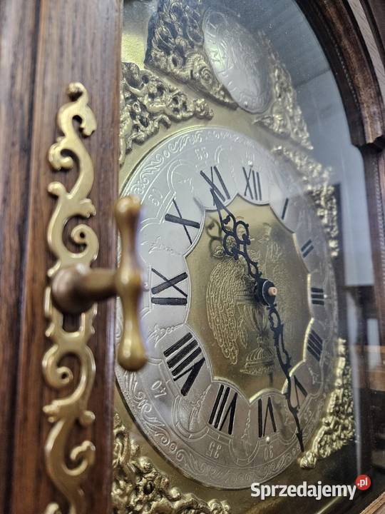 Ładny stylowy zegar stojący z Francji małopolskie Nowy Sącz