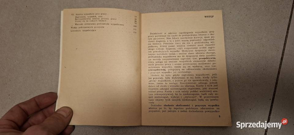 Pierwsze wydanie z 1981 Dochodzenie powypadkowe Antykwariat wielkopolskie Łęczyca