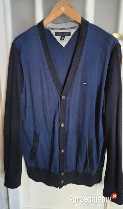 Ralph lauren L sweter czerwony bawełna L 100 sprzedam