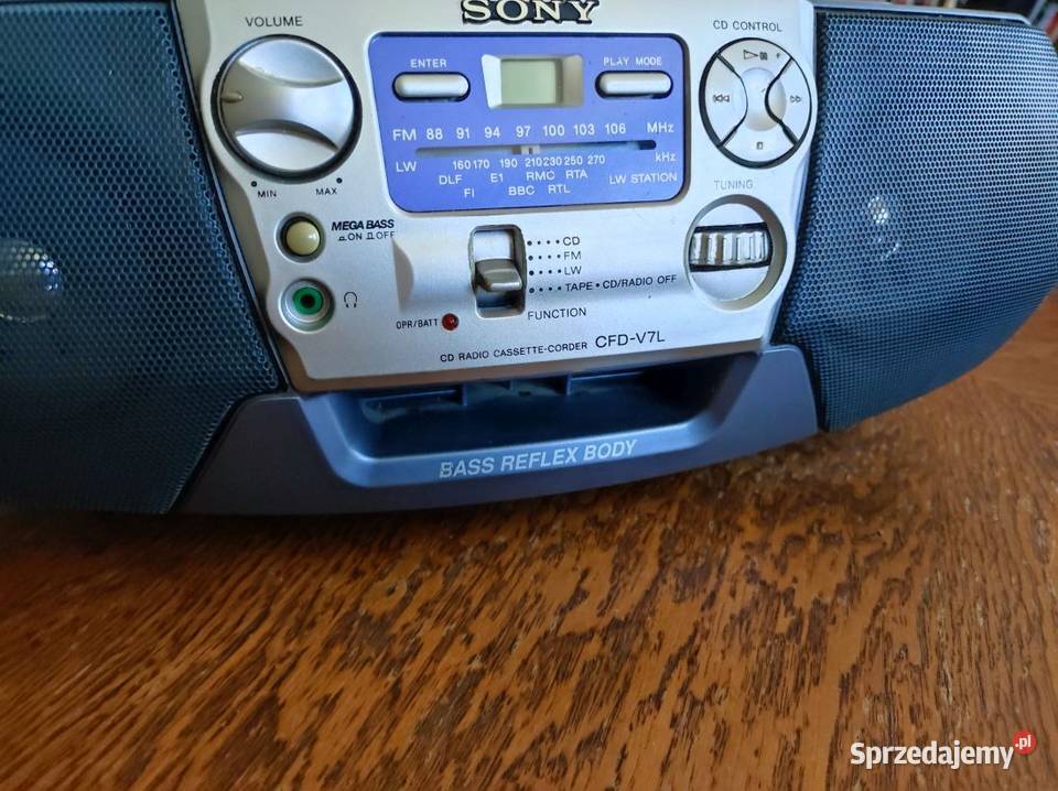 kultowy radio odtwarzacz Sony CFDV7L Boombox Kielce