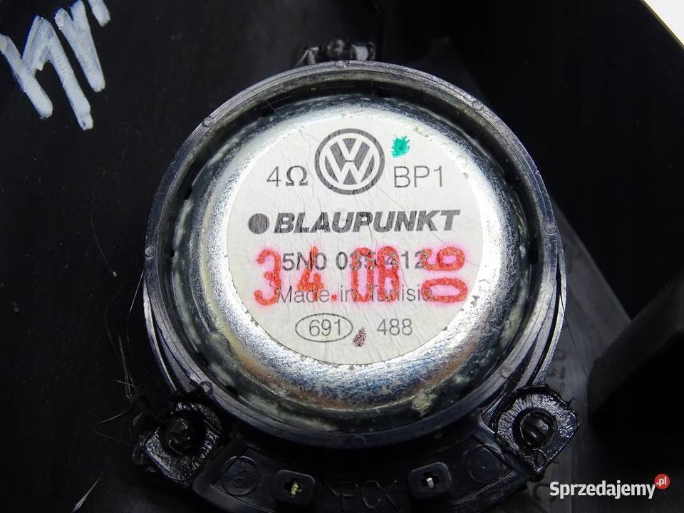 GŁOŚNIK OSŁONA TRÓJKĄT PRAWY PRZÓD PRZEDNI VW