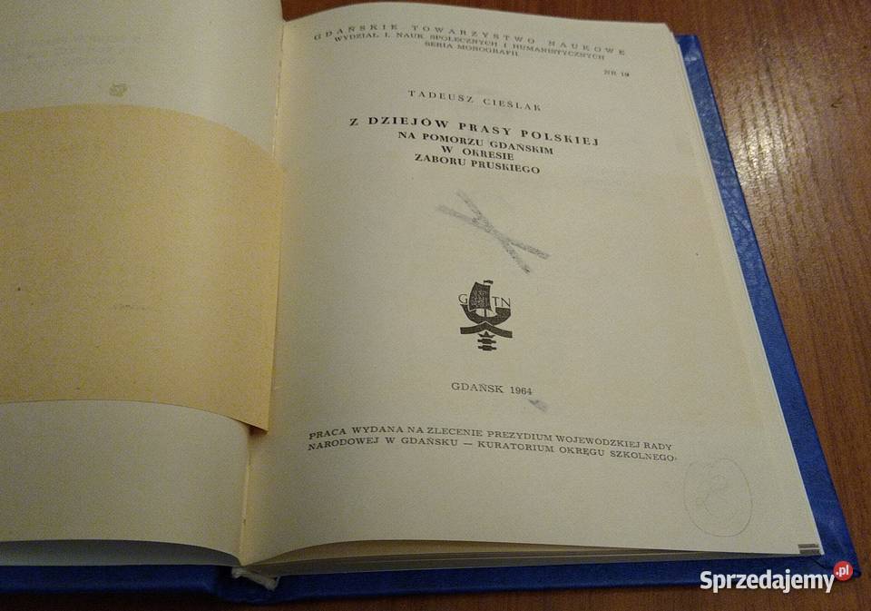 Z dziejów prasy polskiej na Pomorzu Gdańskim w sprzedam