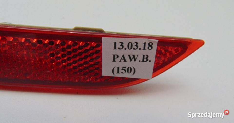ODBLASK ZDERZAK LEWY TYŁ NISSAN QASHQAI J11 osobowe Nowy Tomyśl