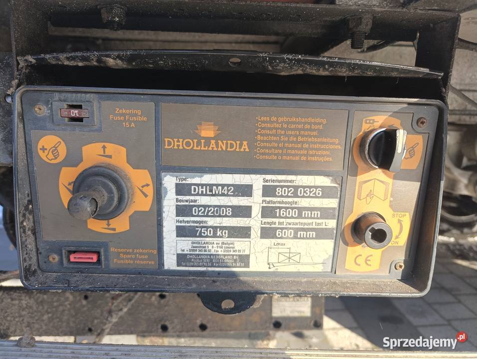 2008 Iveco Mascott Winda 750 dhollandia Iveco Chmielnik