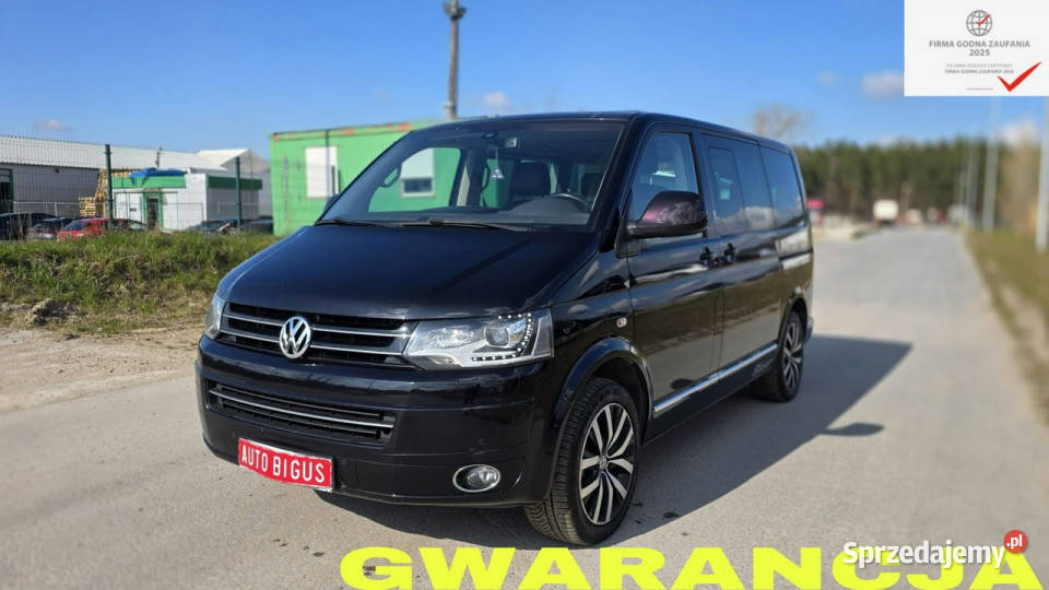 Volkswagen Multivan highline lodówka vebasto łopatki zmiany biegów Lębork