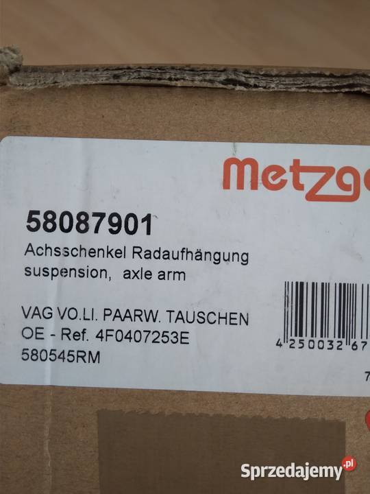58087901 Audi A6 C6 zwrotnica lewy przód 85mm Zwrotnice Skoczów sprzedam