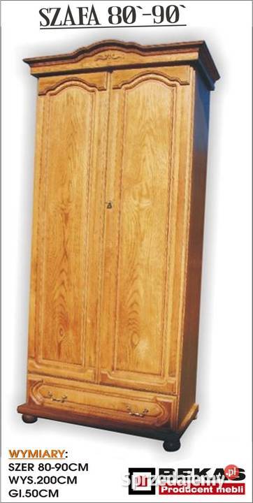 Śliczna Szafa 90 Biały Dąb Prowansalski Warszawa