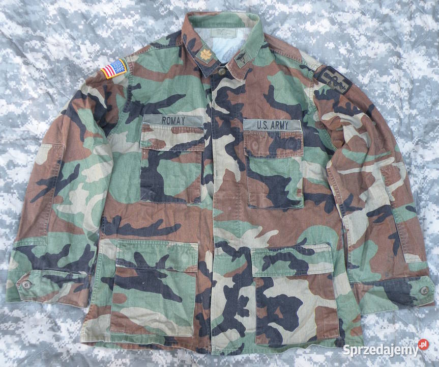 Bluza BDU woodland medium short NYCO obszyta