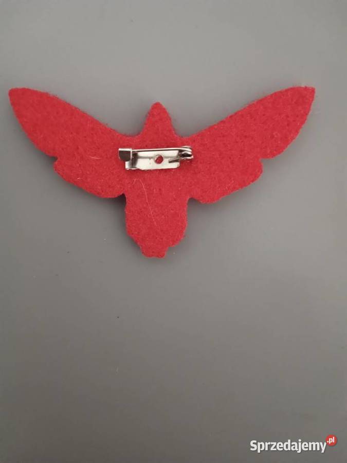 Przypinka filcowa broszka Tychy