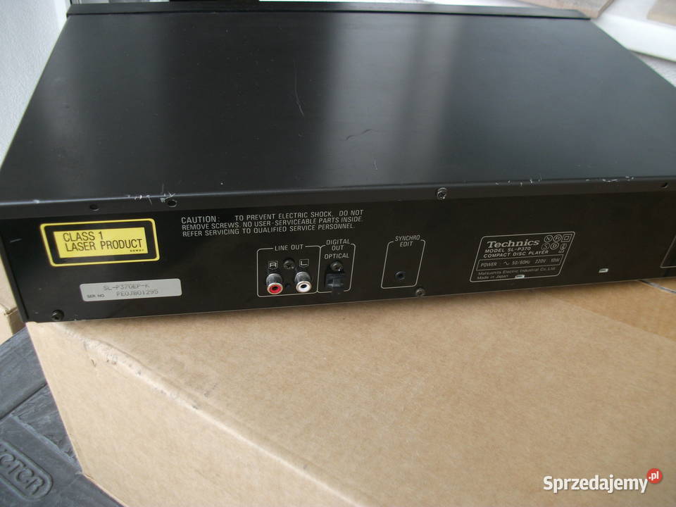 Technics SLPG370 z pilotem instrukcją i Warszawa sprzedam
