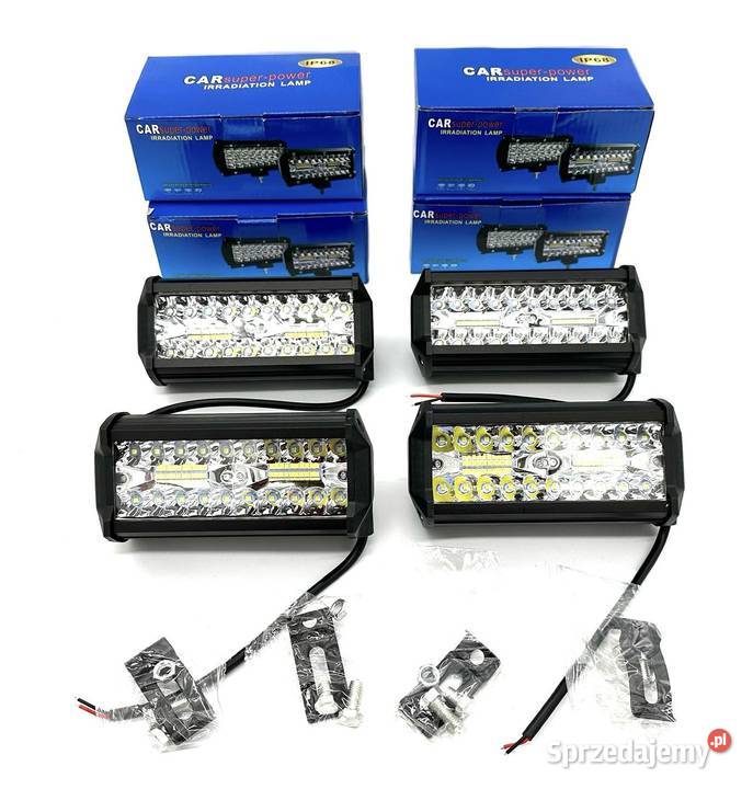 4 x 120W lampy robocze 120W halogen Led SMD mazowieckie