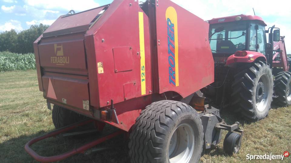 Prasa Feraboli Trotter 125 07r siatka noże stan łódzkie Zelów