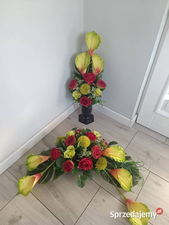 komplet nagrobny półksiężyc śląskie Psary