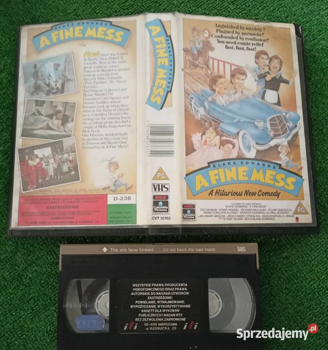 Kaseta VHS z filmem Niezły bajzel Rzeszów sprzedam