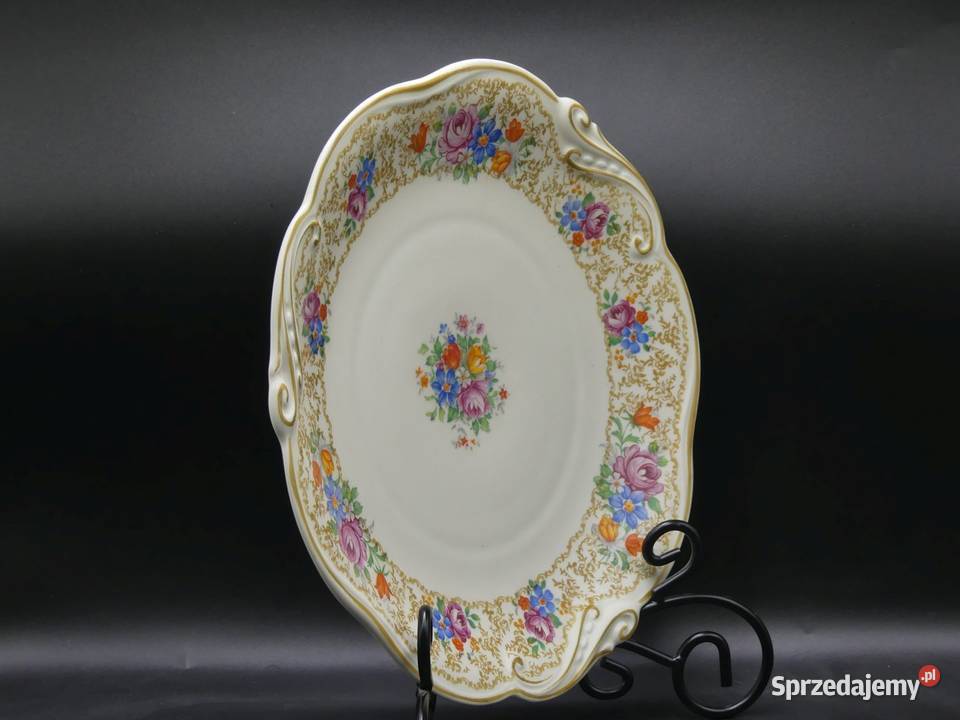 Duża patera Tułowice Tillowitz 30 stan witrynowy