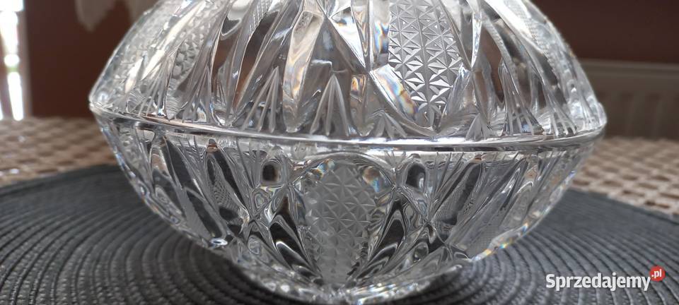 Kryształ z epoki PRLu pomorskie Pruszcz Gdański