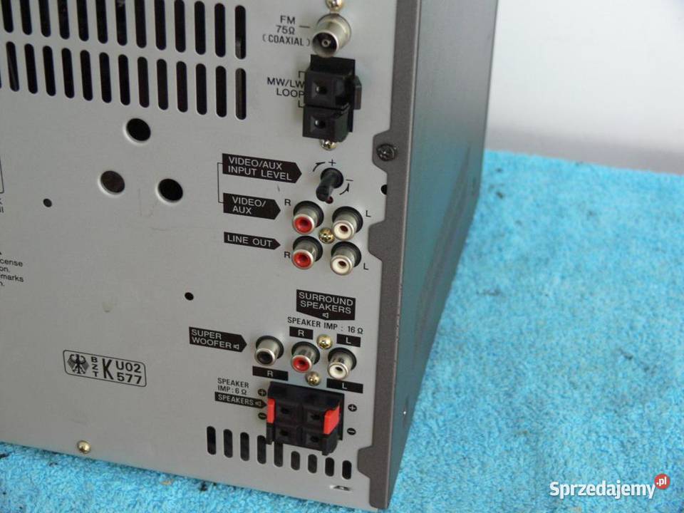 Wieża Aiwa 510 wat AUX CD radio Karaoke mocna podkarpackie