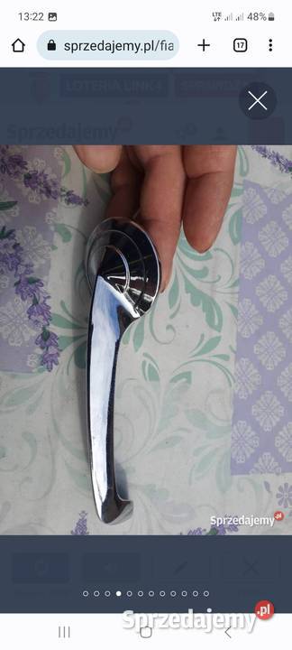 Klamka korbka szyby Warszawa Syrena Fiat 126p Pozostałe Części Plewiska